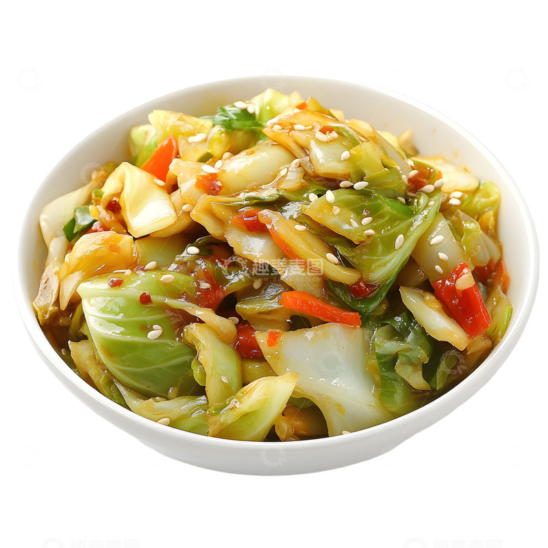 高清大图下载【趣麦麦图】炒白菜美食美味