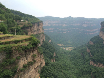 高山丘壑森林