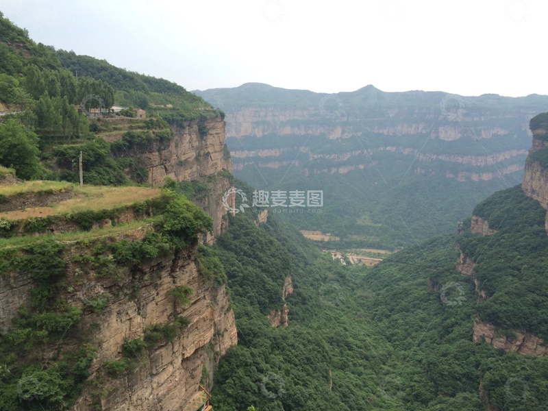高清大图下载【趣麦麦图】高山丘壑森林
