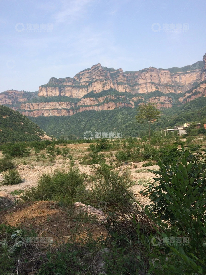 高清大图下载【趣麦麦图】高山丘壑绿植