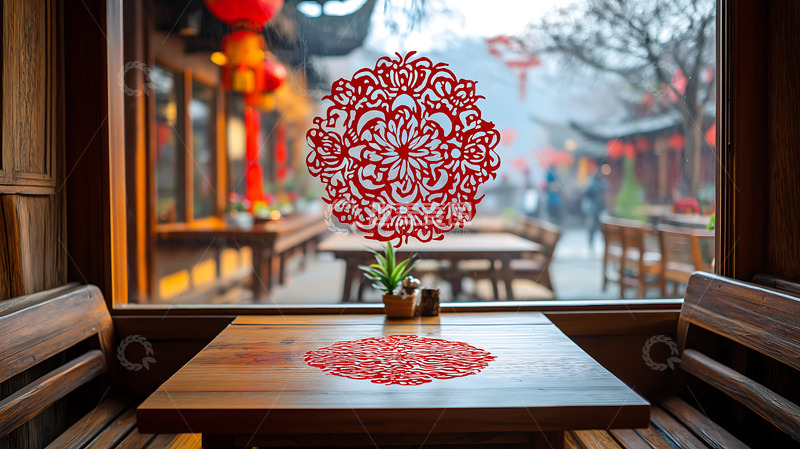 高清大图下载【趣麦麦图】新春剪纸窗花