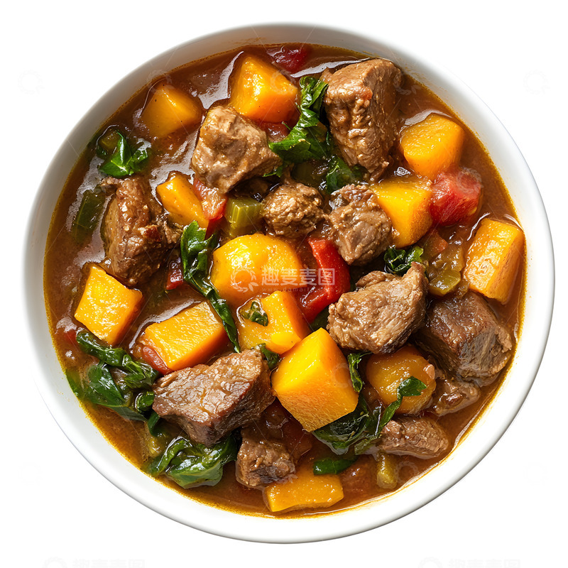 高清大图下载【趣麦麦图】羊肉炖南瓜美食美味