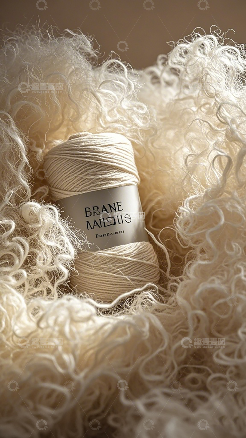 高清大图下载【趣麦麦图】毛线质感展示摄影
