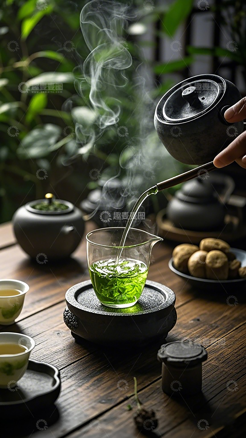 高清大图下载【趣麦麦图】茶道静物摄影图片