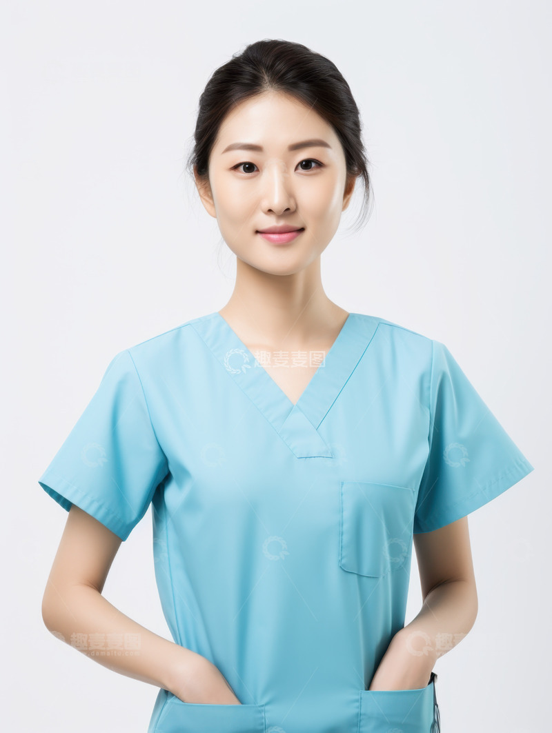 高清大图下载【趣麦麦图】一位美女护士