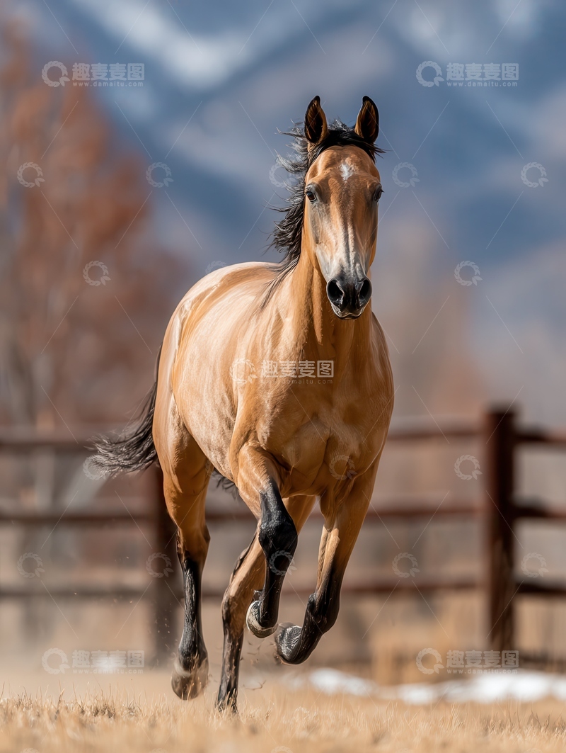 高清大图下载【趣麦麦图】阿哈尔  捷金马  圆墩 