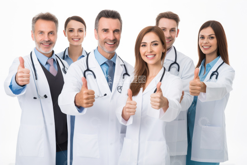 高清大图下载【趣麦麦图】点赞的医疗团队