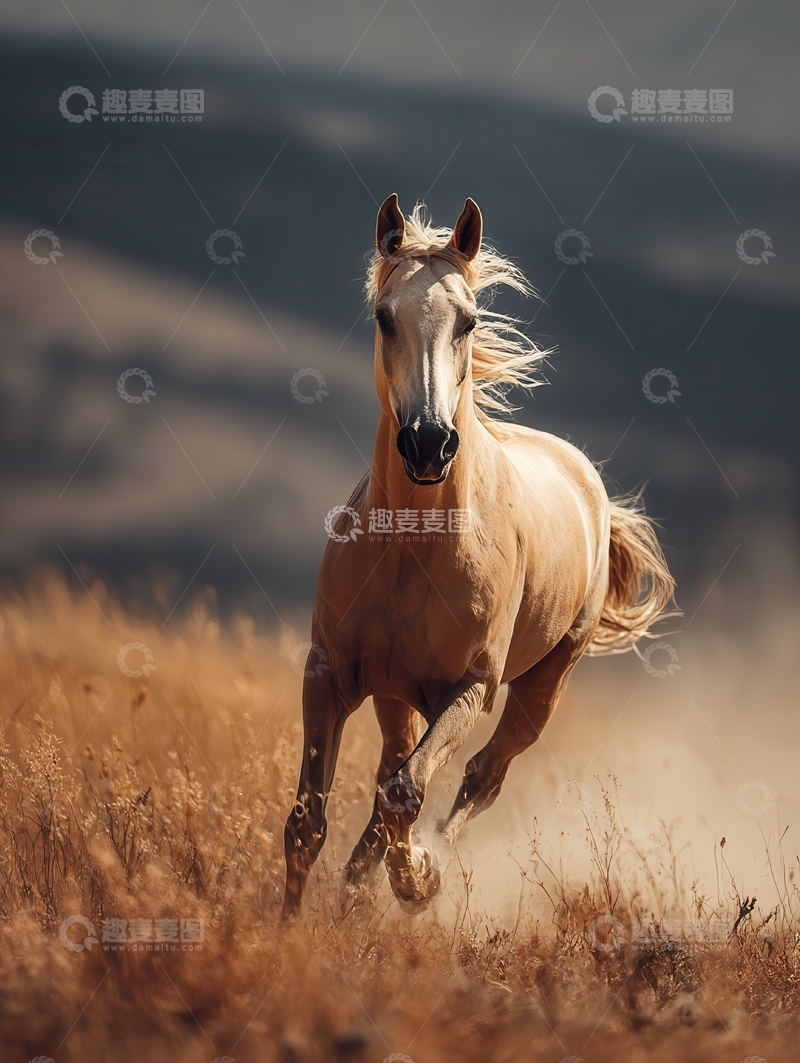 高清大图下载【趣麦麦图】阿哈尔  捷金马  矮墩 