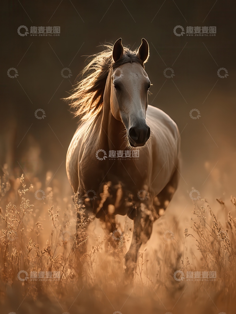 高清大图下载【趣麦麦图】阿哈尔  捷金马  实墩