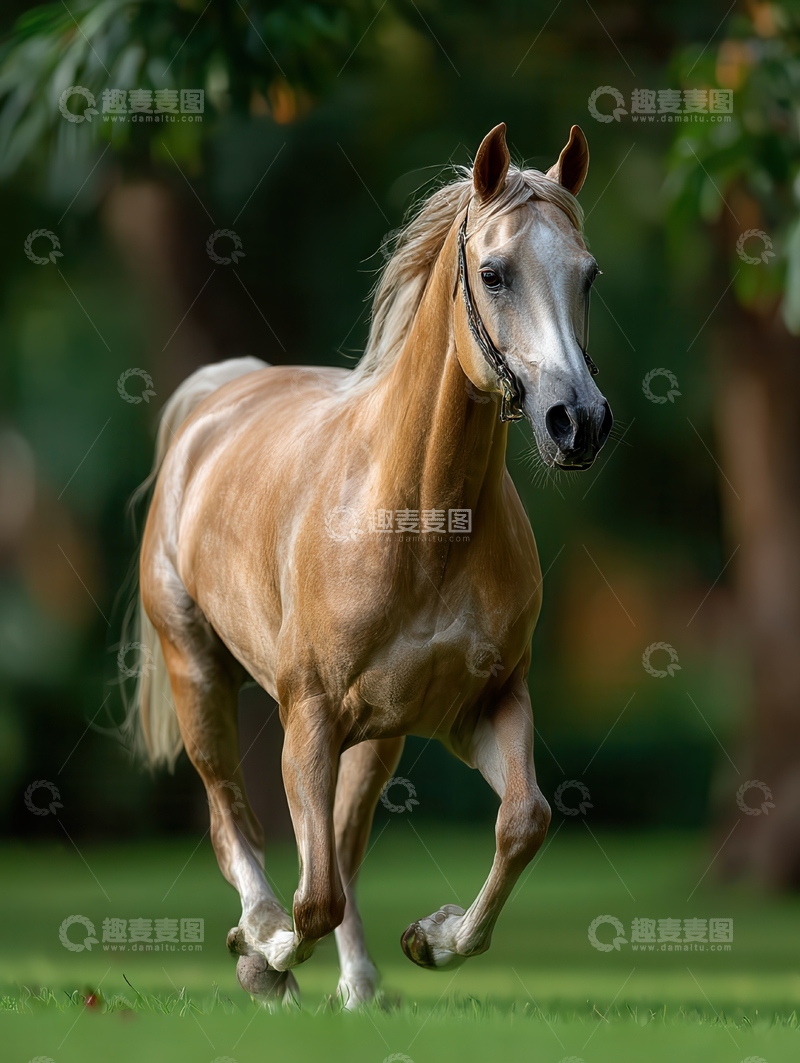 高清大图下载【趣麦麦图】阿哈尔  捷金马  萌实 