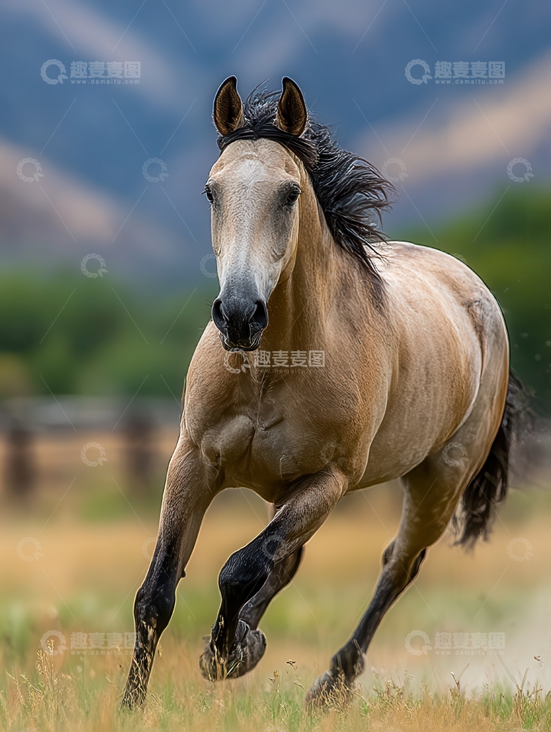 高清大图下载【趣麦麦图】阿哈尔  捷金马   团胖