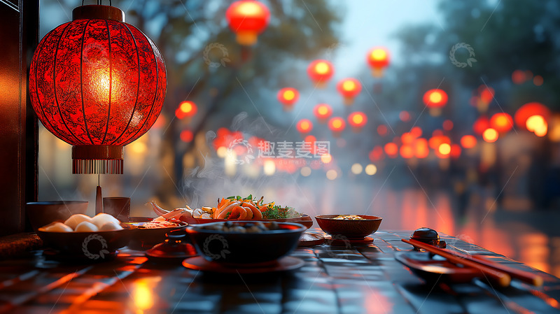 高清大图下载【趣麦麦图】春节灯笼新春花灯