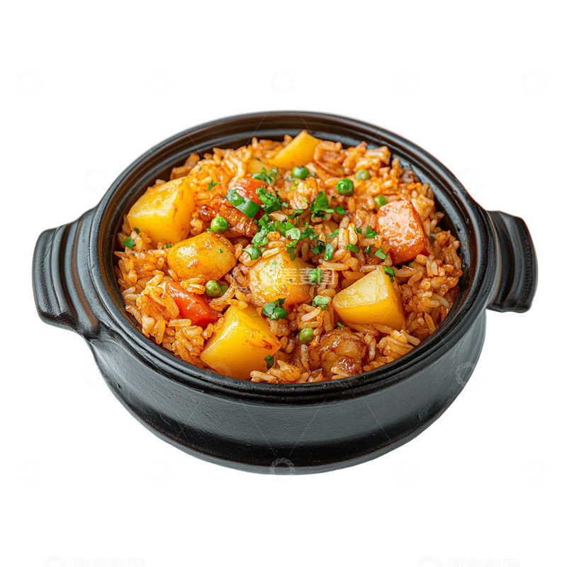 高清大图下载【趣麦麦图】土豆焖饭美味美食
