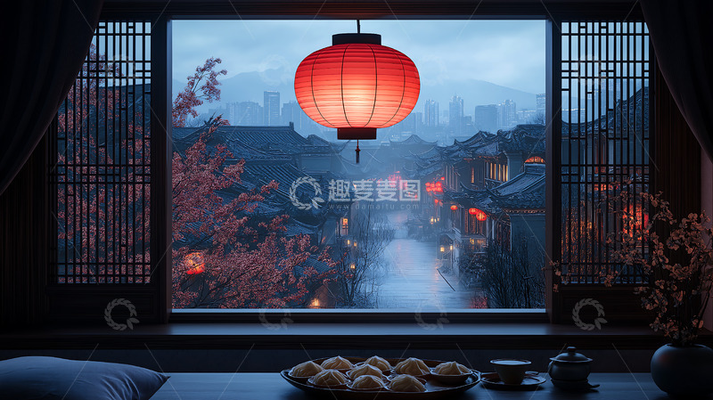 高清大图下载【趣麦麦图】新春喜庆灯笼