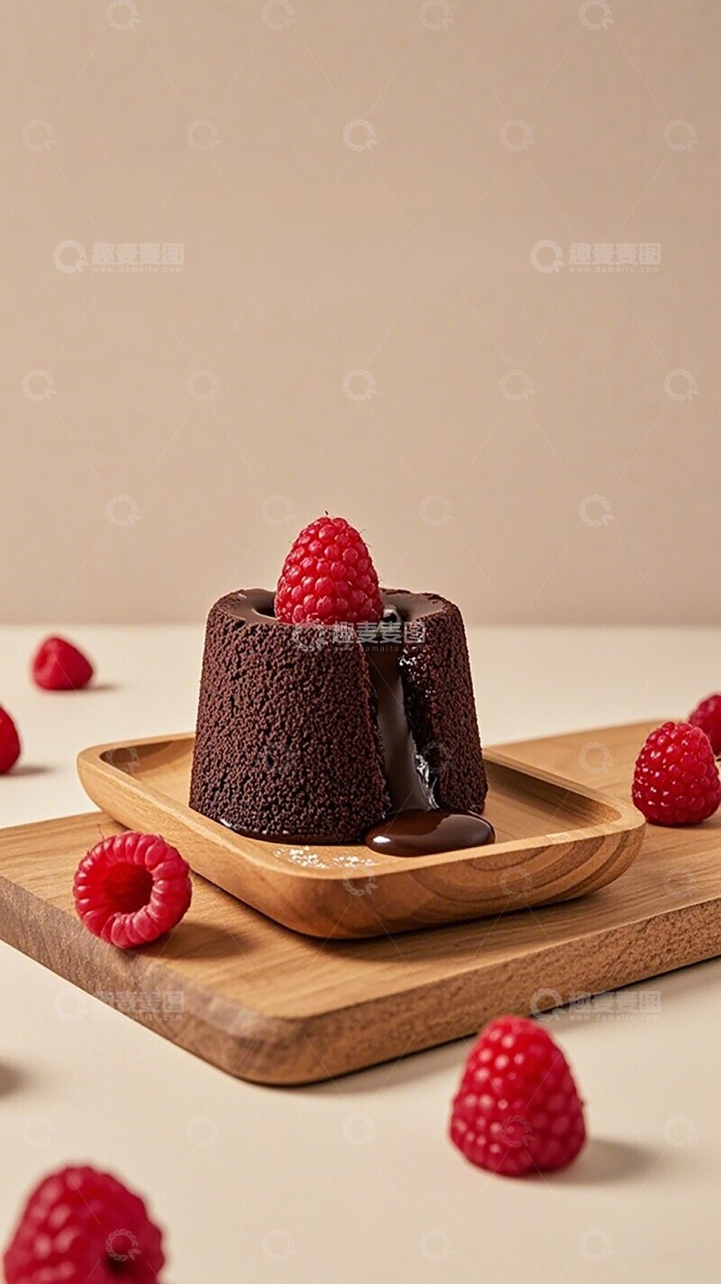 高清大图下载【趣麦麦图】巧克力蛋糕美食