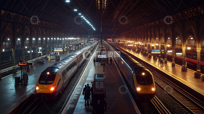 高清大图下载【趣麦麦图】火车运输交通