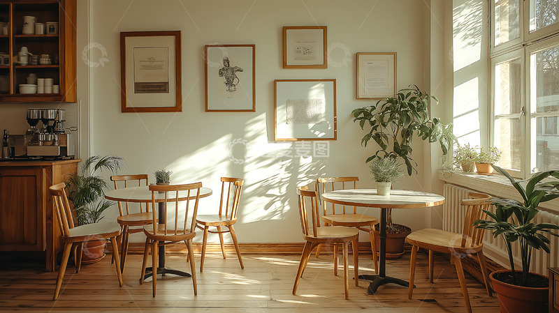 高清大图下载【趣麦麦图】建筑店铺咖啡