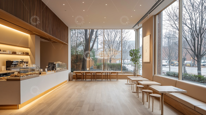 高清大图下载【趣麦麦图】咖啡简约店铺