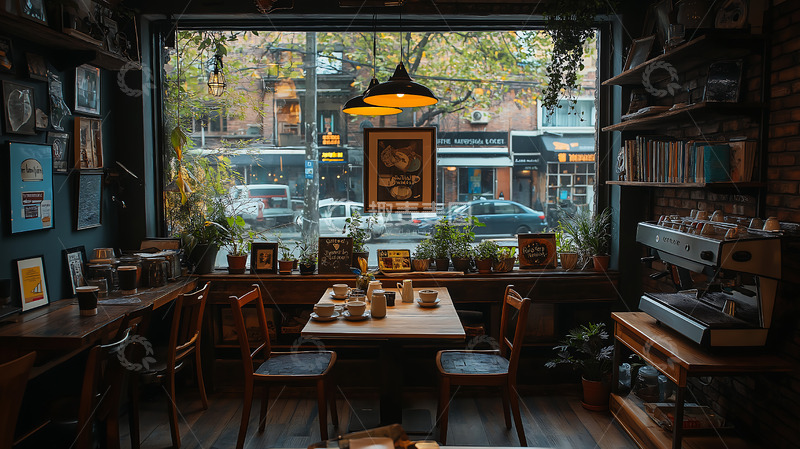 高清大图下载【趣麦麦图】咖啡餐饮店铺