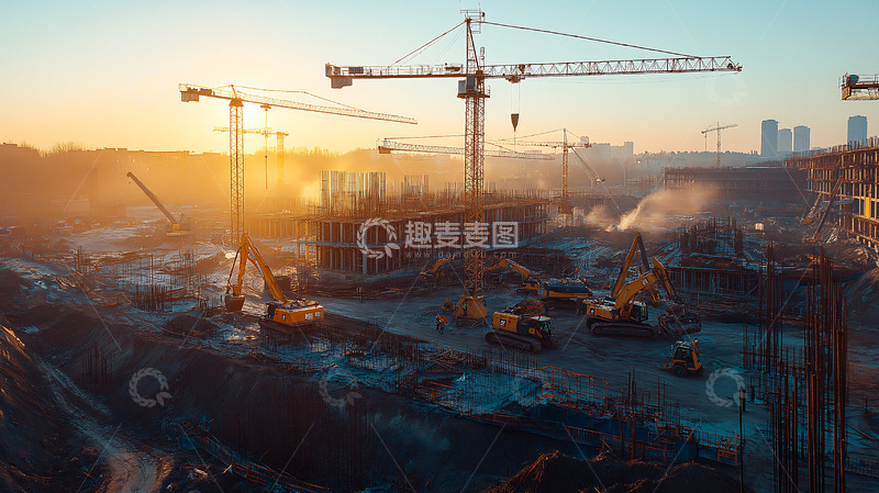 高清大图下载【趣麦麦图】工程工地项目