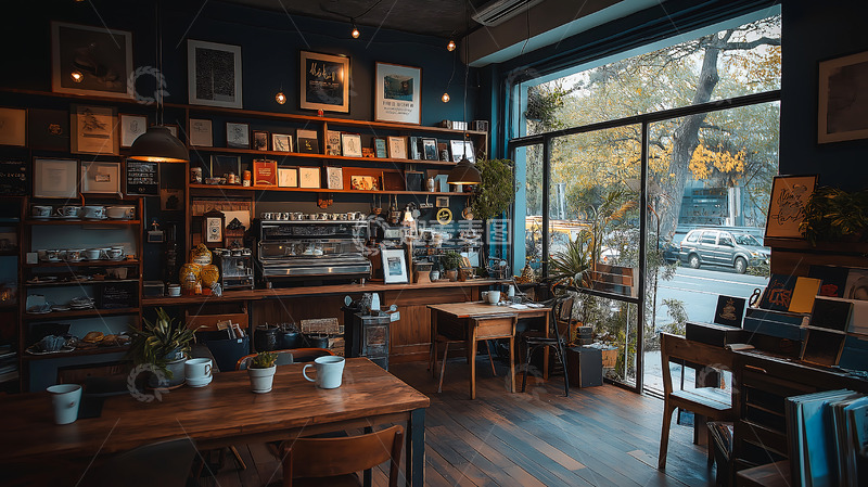 高清大图下载【趣麦麦图】建筑咖啡餐饮