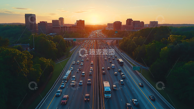 高清大图下载【趣麦麦图】运输公路交通