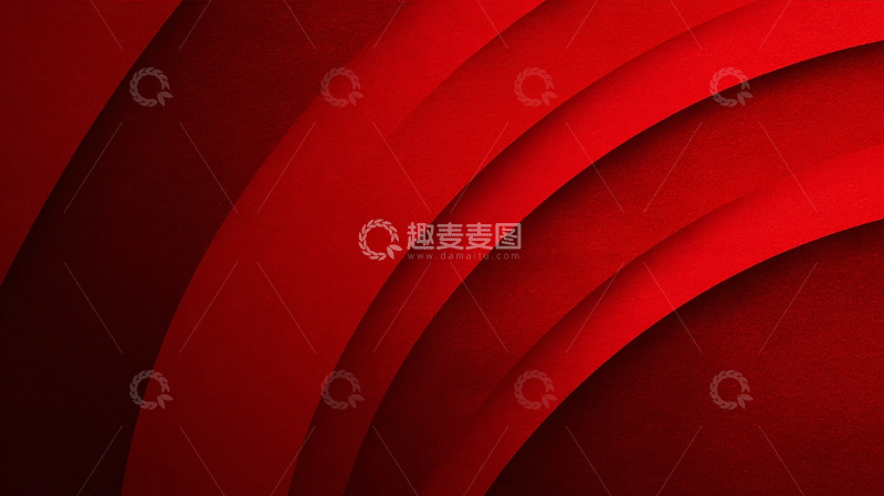 高清大图下载【趣麦麦图】红色几何抽象艺术