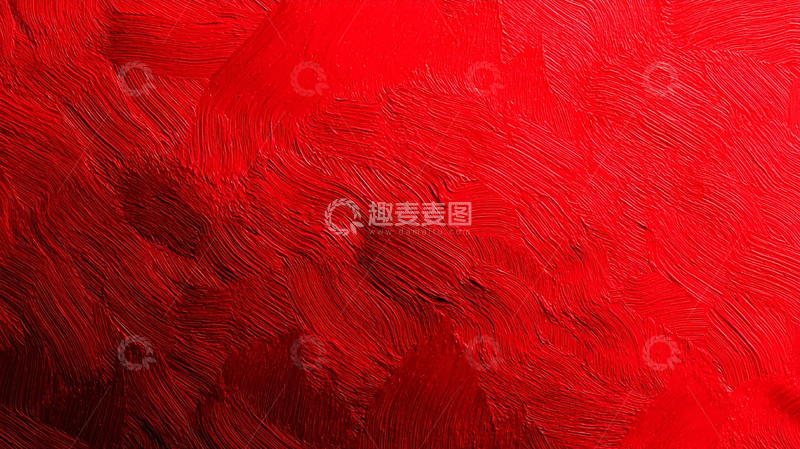 高清大图下载【趣麦麦图】红色油画纹理艺术