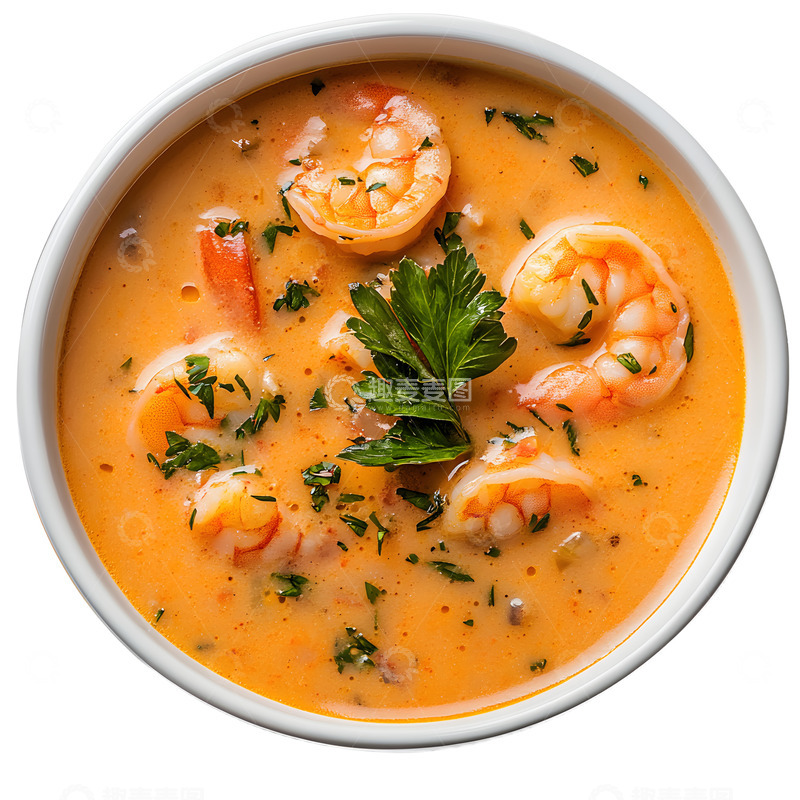 高清大图下载【趣麦麦图】虾肉汤美味美食