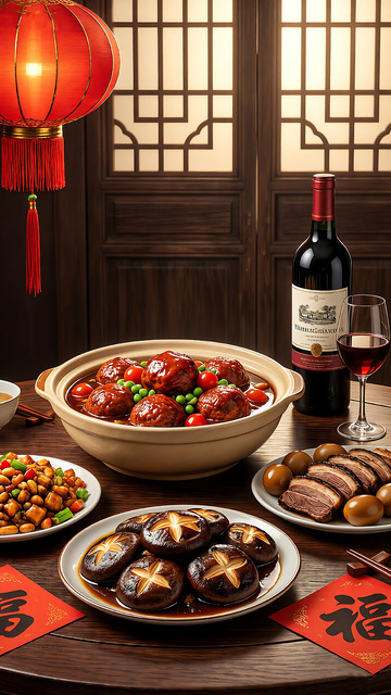 中式年夜饭美食摄影