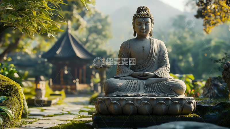 高清大图下载【趣麦麦图】宗教佛像石像