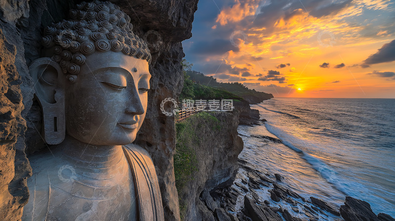 高清大图下载【趣麦麦图】石像宗教佛像