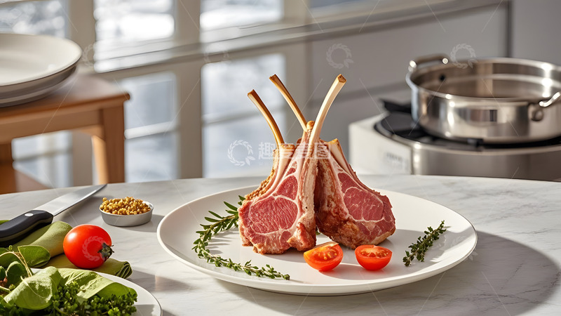 高清大图下载【趣麦麦图】羊排拼盘视觉与味觉的双重盛宴