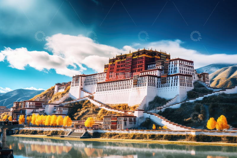 高清大图下载【趣麦麦图】布达拉宫旅游景点
