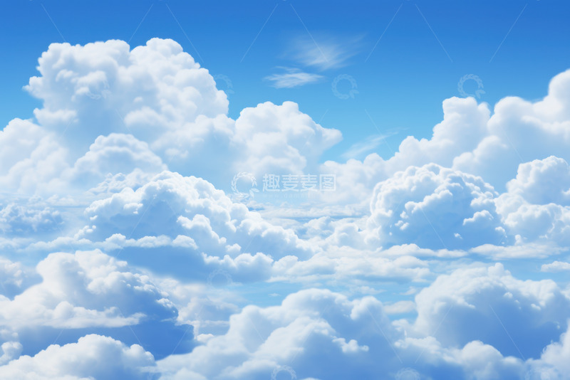高清大图下载【趣麦麦图】蓝天白云自然风景