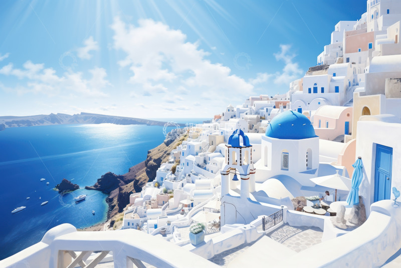 高清大图下载【趣麦麦图】大理圣托里尼旅游景点