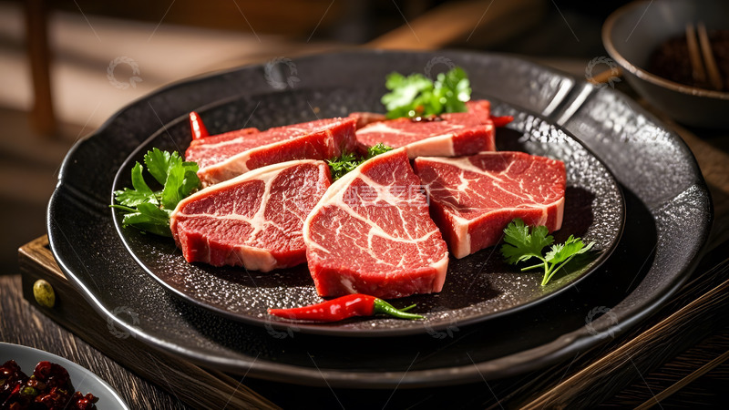 高清大图下载【趣麦麦图】香气扑鼻的羊排