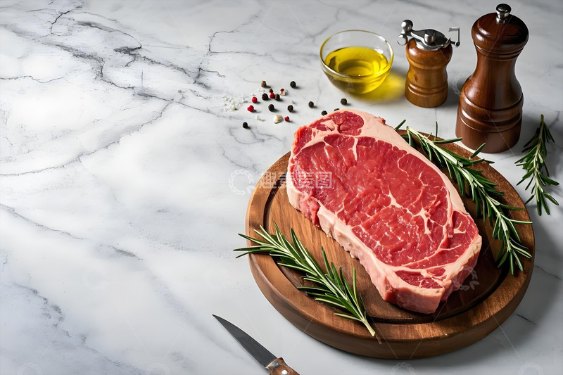 高清大图下载【趣麦麦图】牛排肉生鲜肉类摄影图