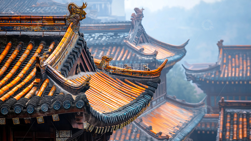 高清大图下载【趣麦麦图】卯榫结构斗拱飞檐