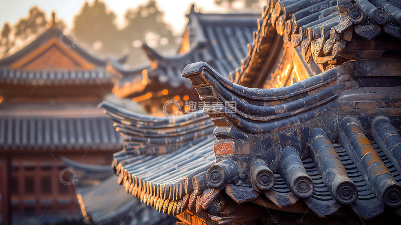 高清大图下载【趣麦麦图】古建筑飞檐斗拱卯榫结构