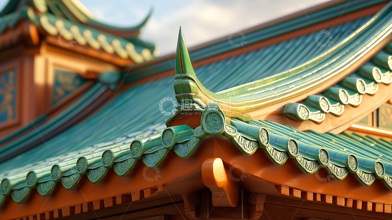 高清大图下载【趣麦麦图】古建筑斗拱飞檐