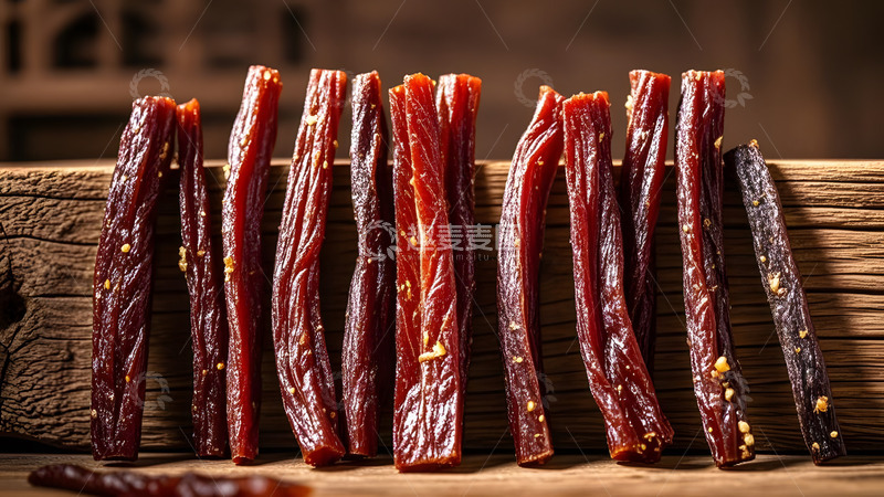 高清大图下载【趣麦麦图】自制风干牛肉条