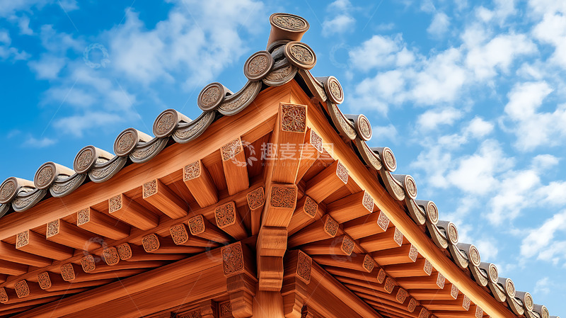 高清大图下载【趣麦麦图】古建筑卯榫结构飞檐