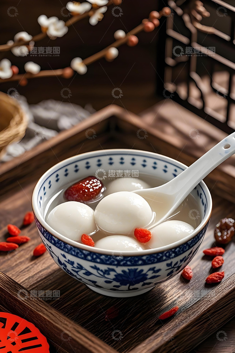 高清大图下载【趣麦麦图】汤圆元宵美食摄影