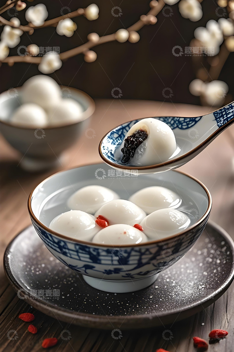 高清大图下载【趣麦麦图】元宵节汤圆美食摄影