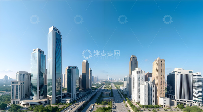 高清大图下载【趣麦麦图】高楼大厦建筑摄影