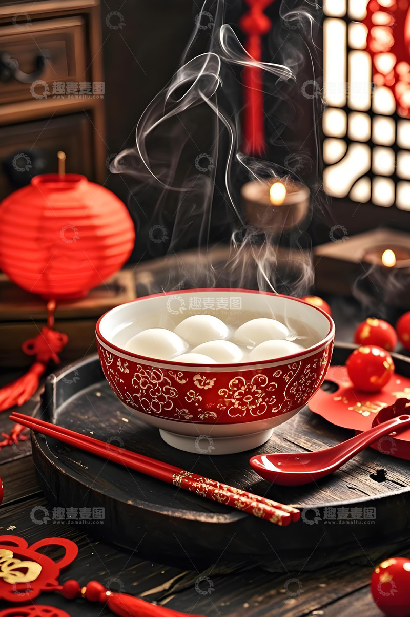 高清大图下载【趣麦麦图】元宵节美食汤圆摄影