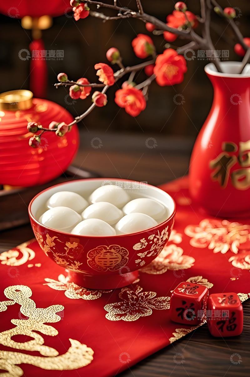 高清大图下载【趣麦麦图】一碗汤圆节日美食摄影图