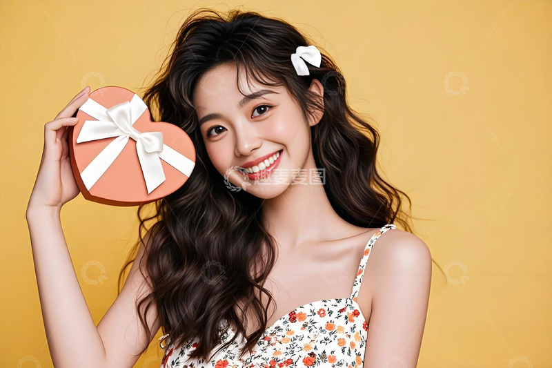 高清大图下载【趣麦麦图】情人节年轻女生人物摄影图