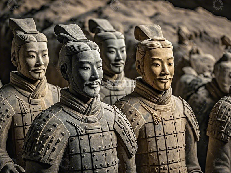 高清大图下载【趣麦麦图】文化遗产兵马俑摄影图